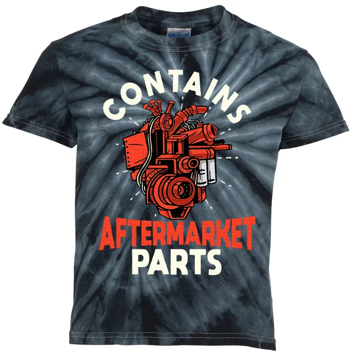 Contains Aftermarket Parts Open Heart Surgery Survivor Kids Tie-Dye T-Shirt