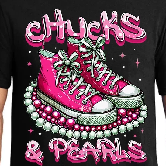 Chucks And Pearls Women 2024 Pajama Set