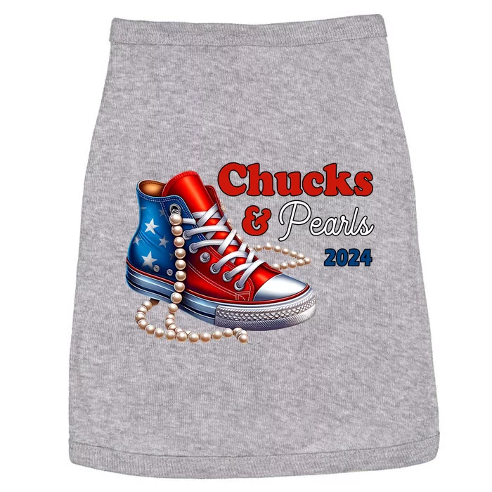 Chucks And Pearls Kamala Harris 2024 Usa Election Doggie Tank