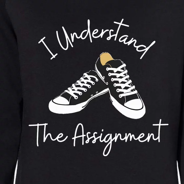 Chucks And Pearls Election 2024 I Understand The Assignment Womens California Wash Sweatshirt