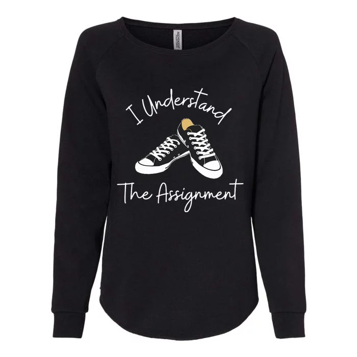 Chucks And Pearls Election 2024 I Understand The Assignment Womens California Wash Sweatshirt