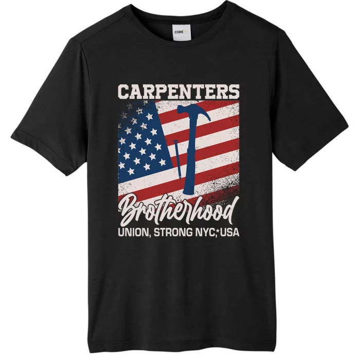 Capenters Brotherhood Union Strong NYC USA ChromaSoft Performance T-Shirt