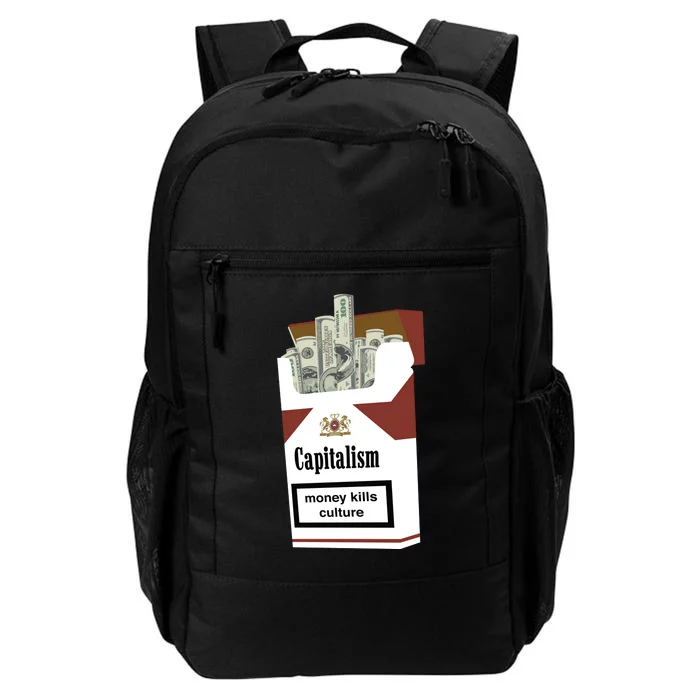 Capitalism Money Kills Culture Daily Commute Backpack