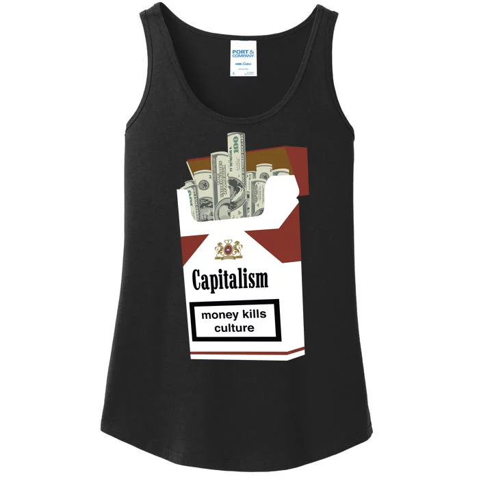 Capitalism Money Kills Culture Ladies Essential Tank