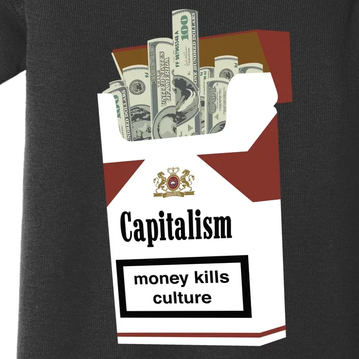 Capitalism Money Kills Culture Baby Bodysuit