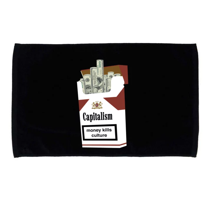 Capitalism Money Kills Culture Microfiber Hand Towel