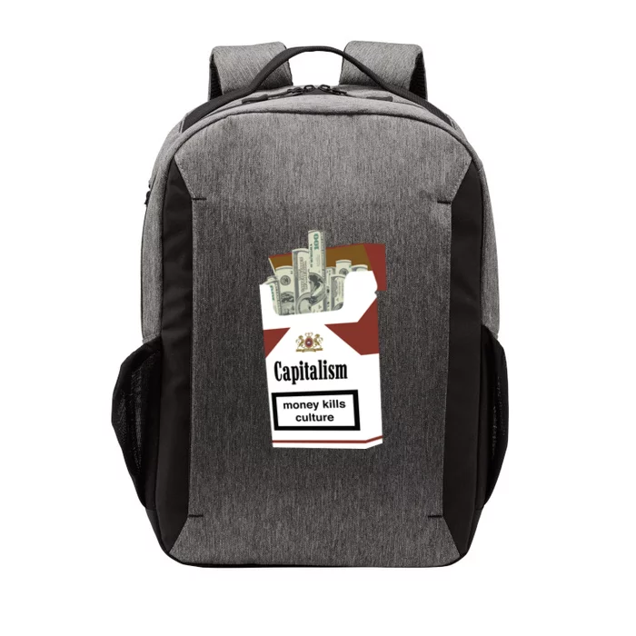 Capitalism Money Kills Culture Vector Backpack