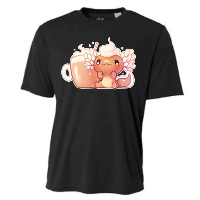 Cappuccino Axolotl Cooling Performance Crew T-Shirt