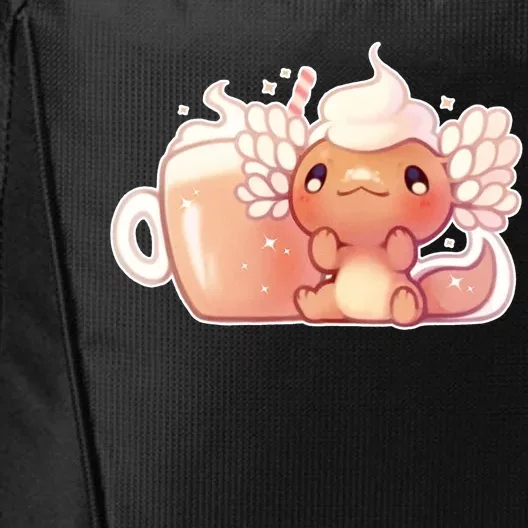 Cappuccino Axolotl City Backpack