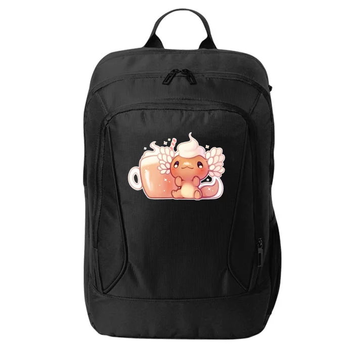 Cappuccino Axolotl City Backpack