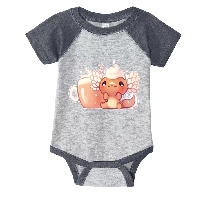 Cappuccino Axolotl Infant Baby Jersey Bodysuit