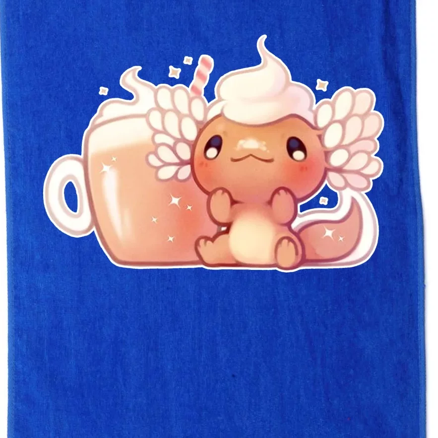 Cappuccino Axolotl Platinum Collection Golf Towel