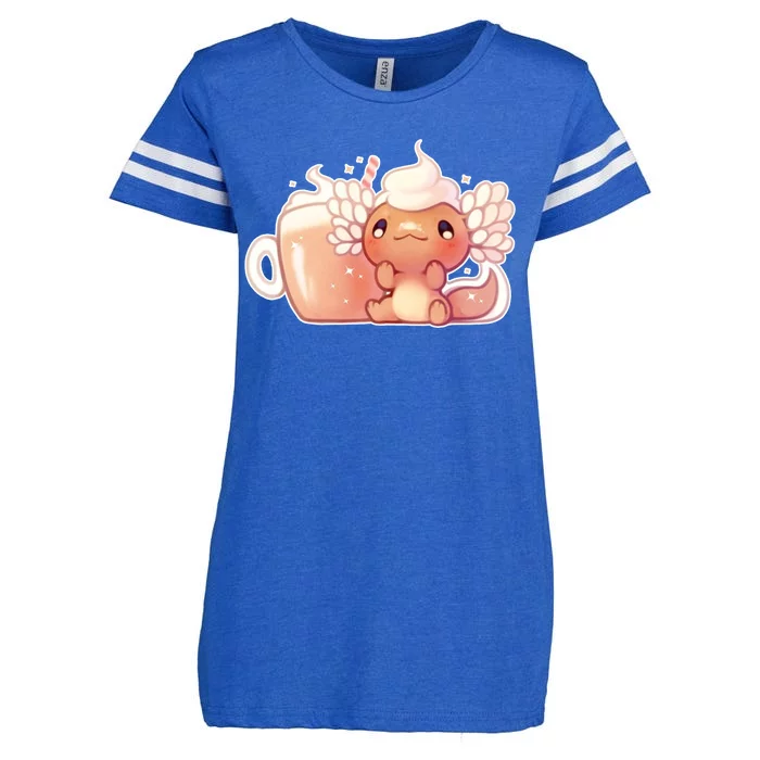 Cappuccino Axolotl Enza Ladies Jersey Football T-Shirt