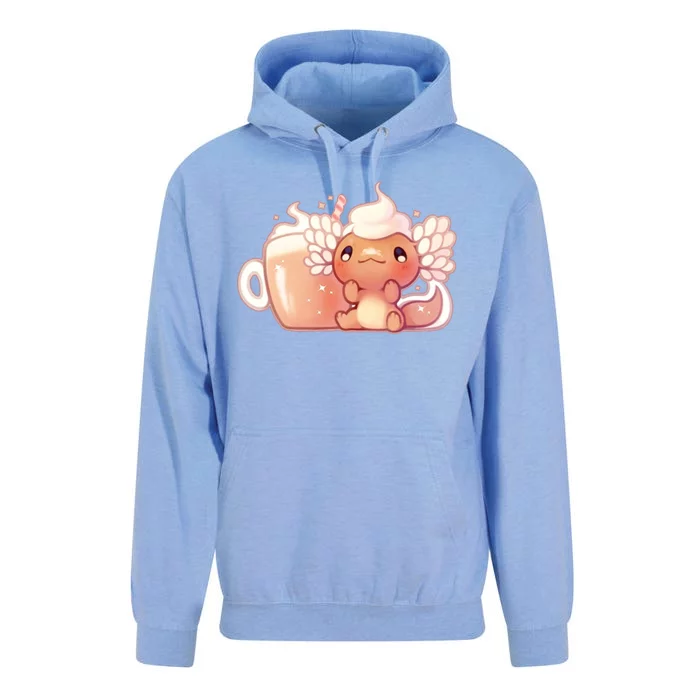 Cappuccino Axolotl Unisex Surf Hoodie