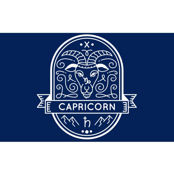 Capricorn Zodiac Symbol Design Bumper Sticker