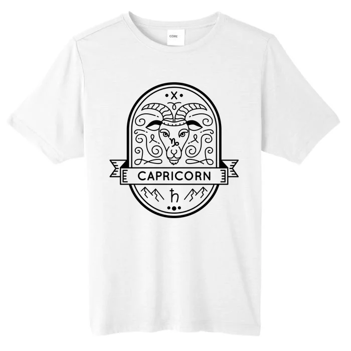 Capricorn Zodiac Symbol Design ChromaSoft Performance T-Shirt