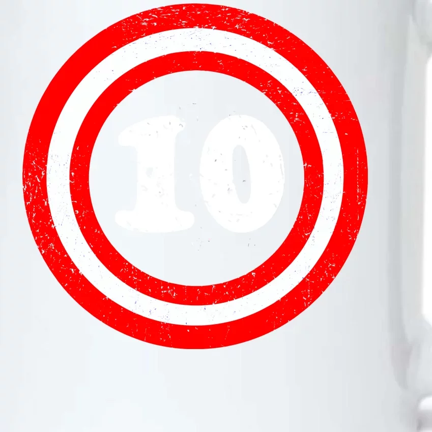 Captain 10th Birthday Black Color Changing Mug