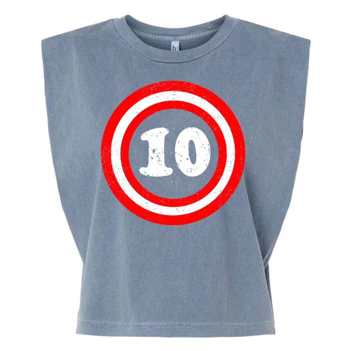 Captain 10th Birthday Garment-Dyed Women's Muscle Tee