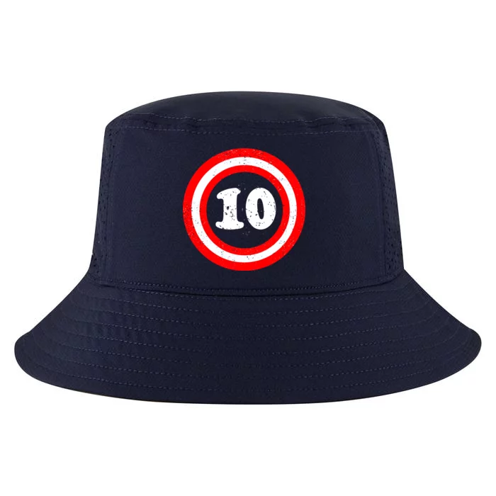 Captain 10th Birthday Cool Comfort Performance Bucket Hat