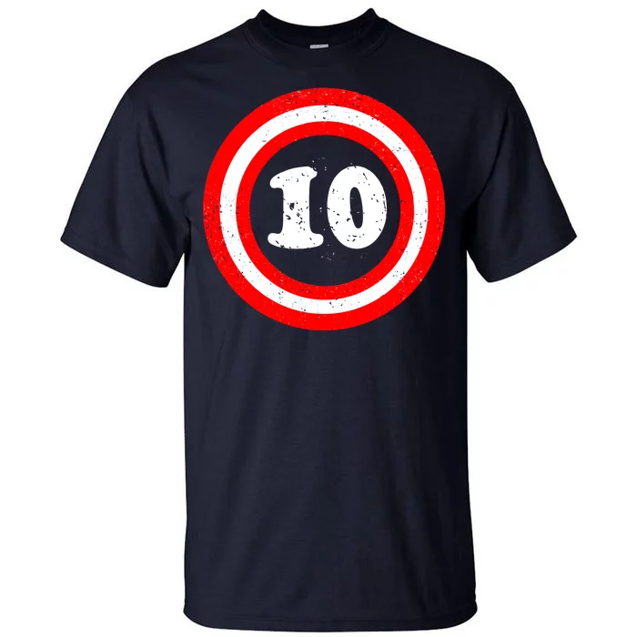 Captain 10th Birthday Tall T-Shirt