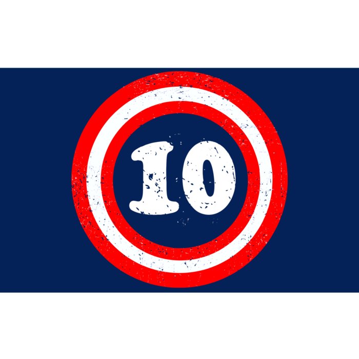 Captain 10th Birthday Bumper Sticker