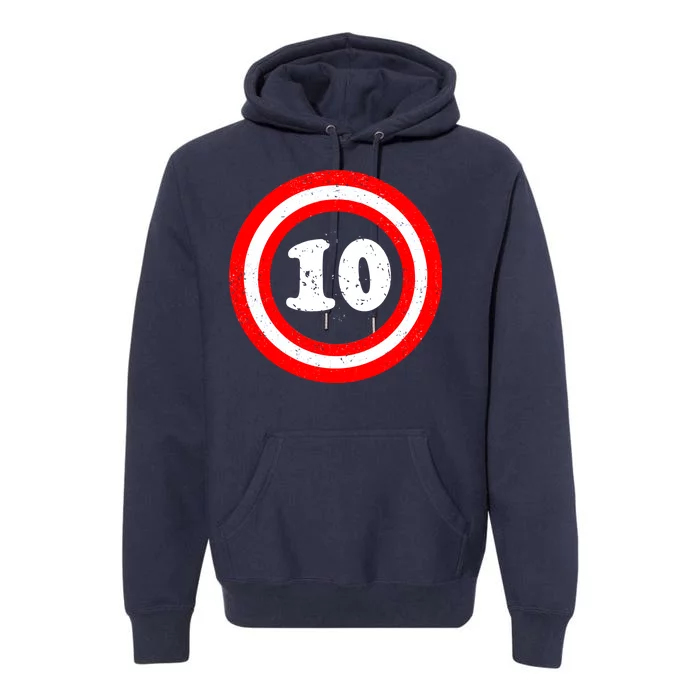 Captain 10th Birthday Premium Hoodie