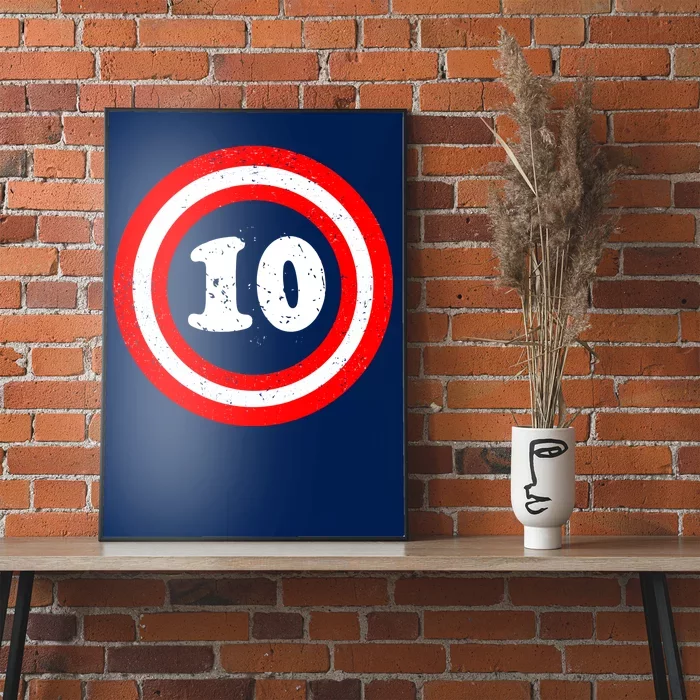 Captain 10th Birthday Poster