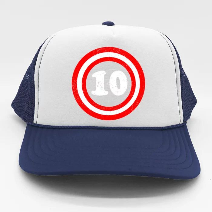 Captain 10th Birthday Trucker Hat