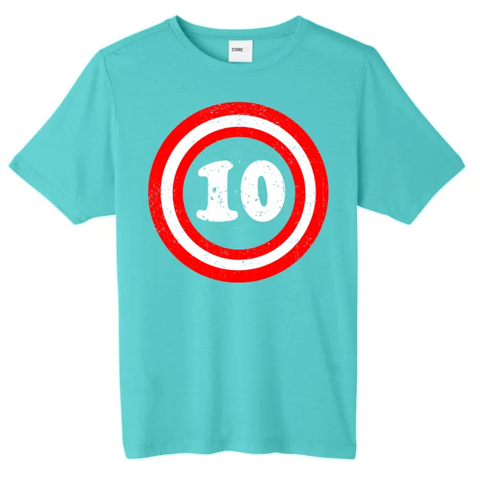 Captain 10th Birthday ChromaSoft Performance T-Shirt