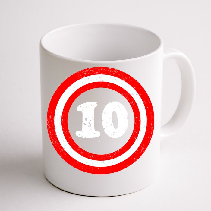 Captain 10th Birthday Front & Back Coffee Mug