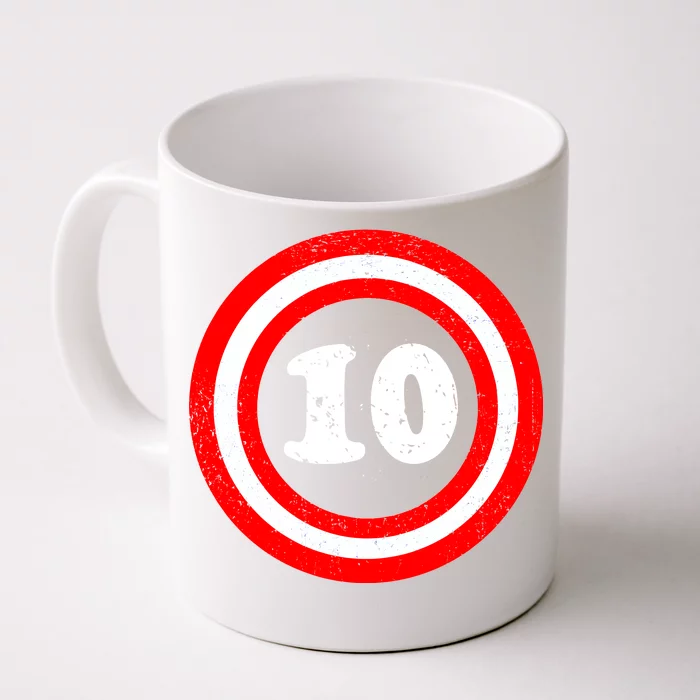 Captain 10th Birthday Front & Back Coffee Mug