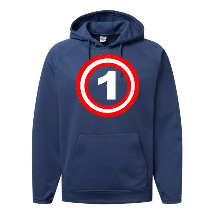 Captain 1st Birthday Performance Fleece Hoodie