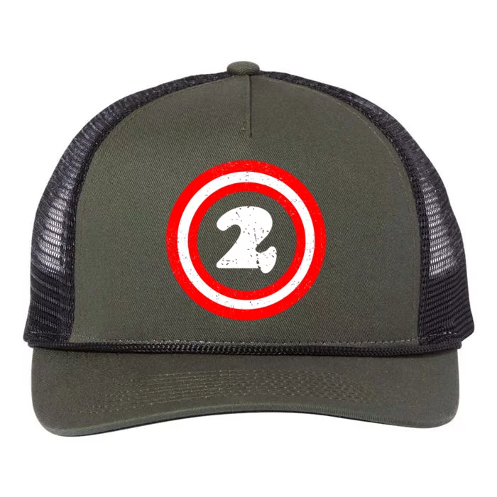 Captain 2nd Birthday Retro Rope Trucker Hat Cap