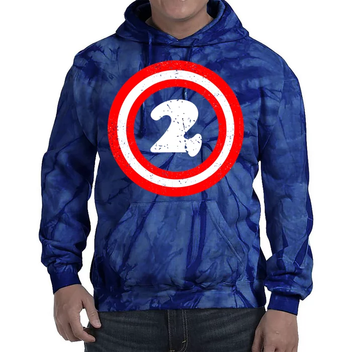 Captain 2nd Birthday Tie Dye Hoodie