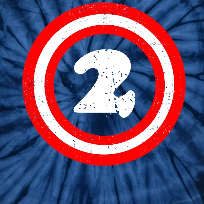 Captain 2nd Birthday Tie-Dye T-Shirt