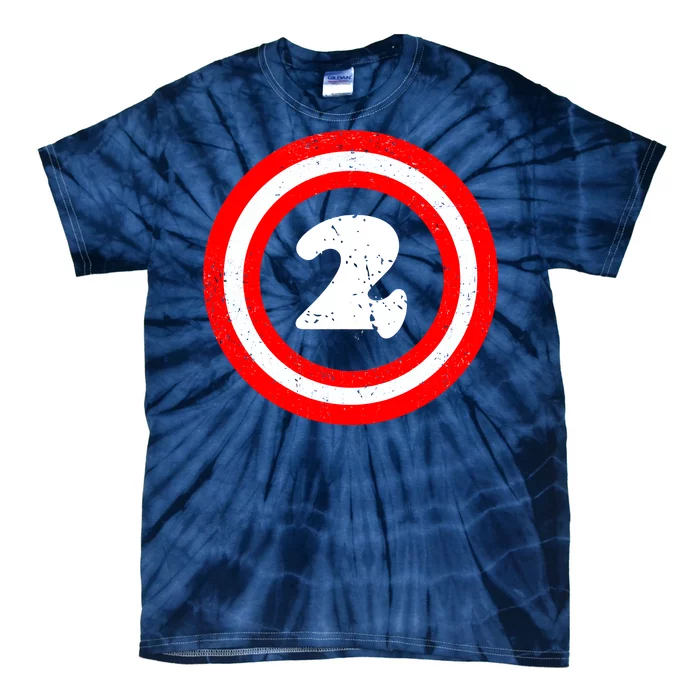 Captain 2nd Birthday Tie-Dye T-Shirt