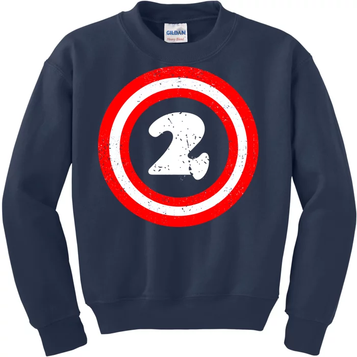 Captain 2nd Birthday Kids Sweatshirt