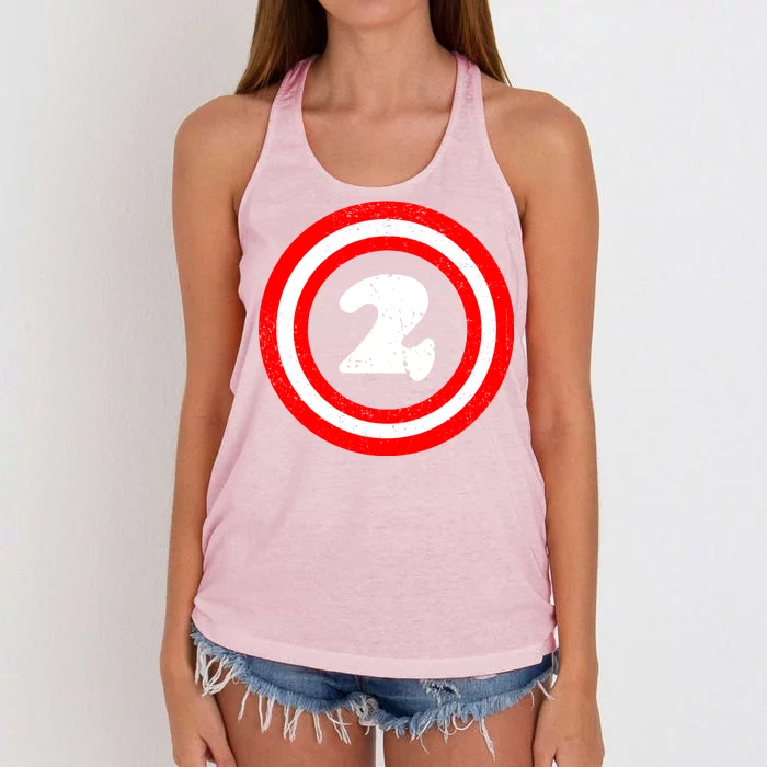 Captain 2nd Birthday Women's Knotted Racerback Tank