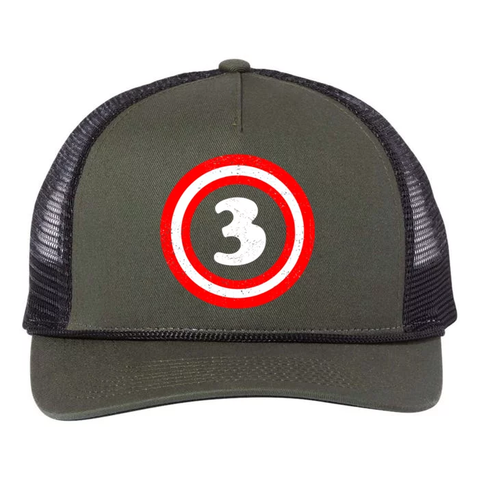 Captain 3rd Birthday Retro Rope Trucker Hat Cap