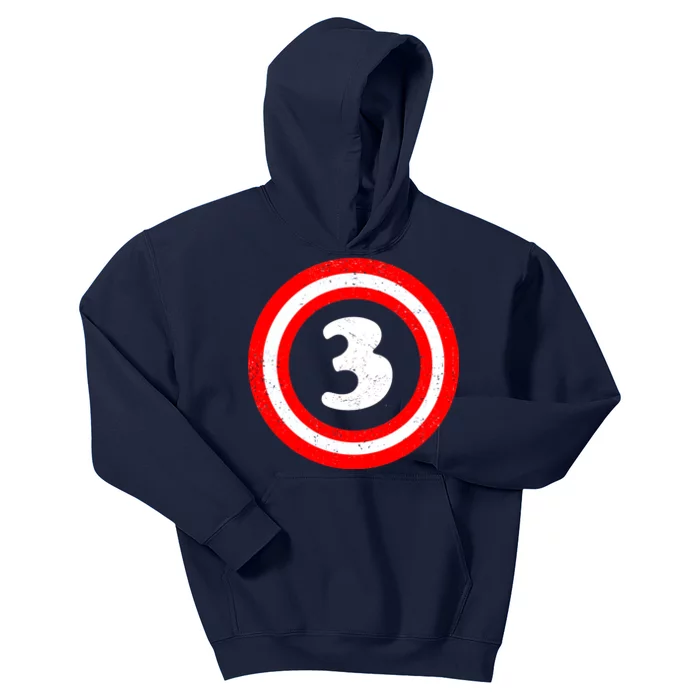 Captain 3rd Birthday Kids Hoodie