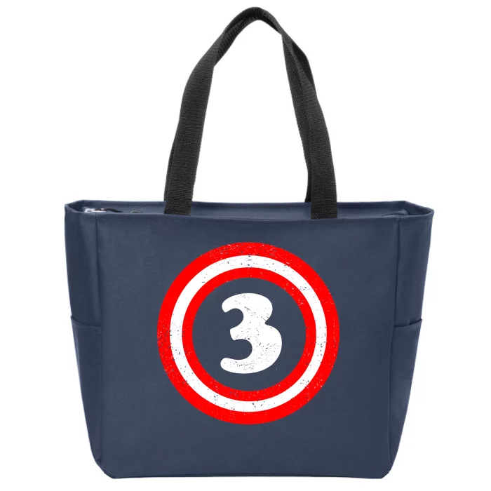 Captain 3rd Birthday Zip Tote Bag