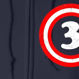 Captain 3rd Birthday Full Zip Hoodie