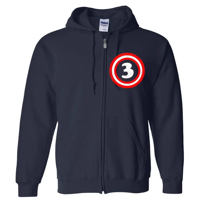 Captain 3rd Birthday Full Zip Hoodie