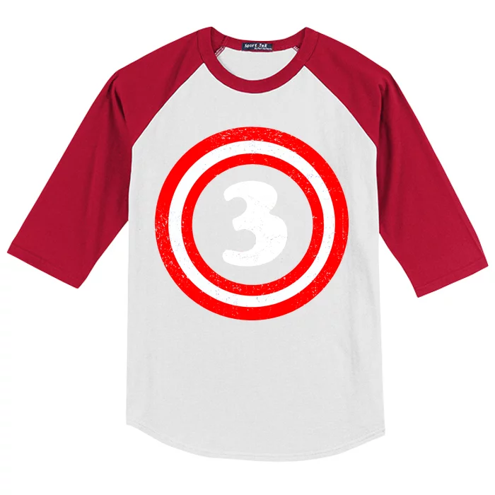 Captain 3rd Birthday Kids Colorblock Raglan Jersey