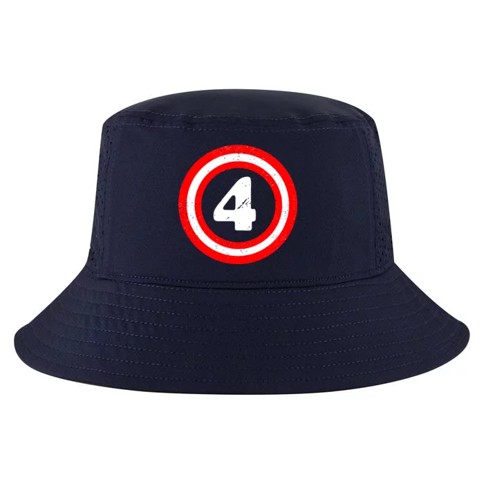 Captain 4th Birthday Cool Comfort Performance Bucket Hat