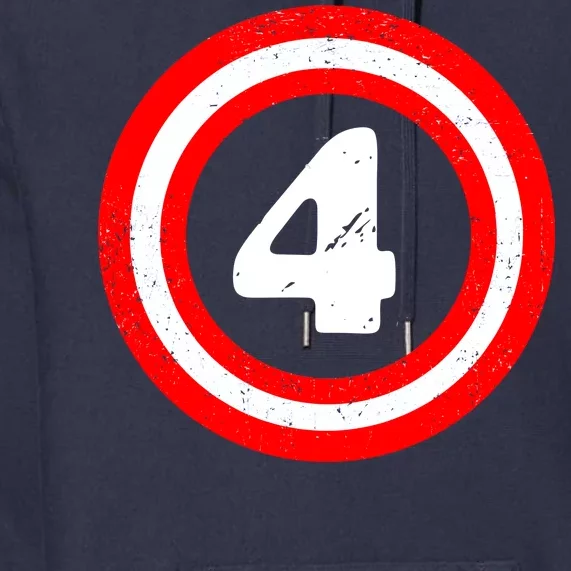 Captain 4th Birthday Premium Hoodie