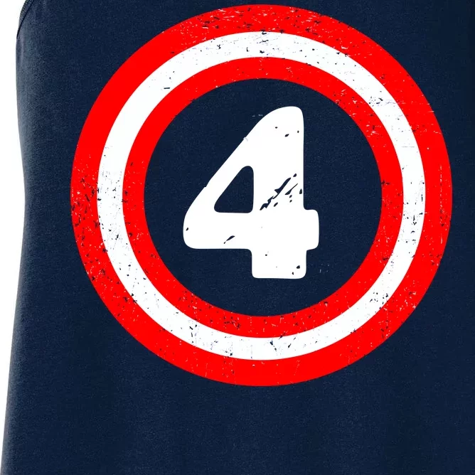 Captain 4th Birthday Women's Racerback Tank