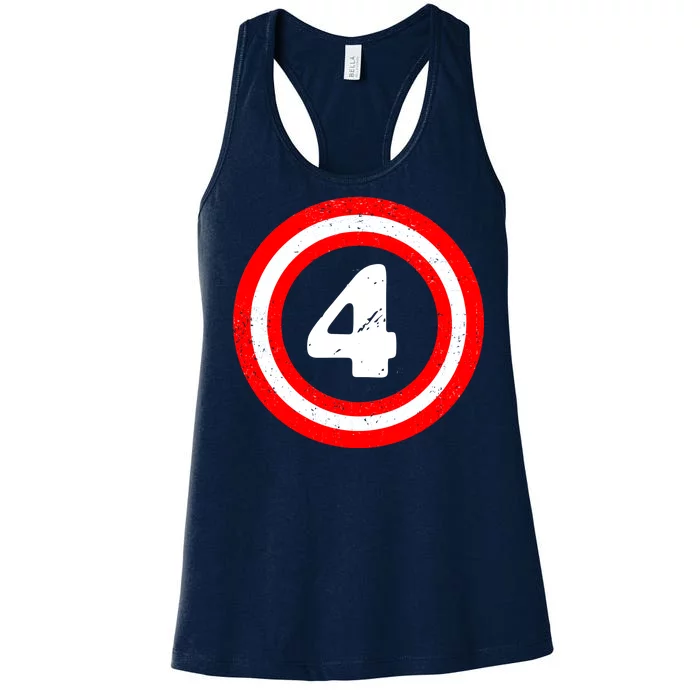 Captain 4th Birthday Women's Racerback Tank