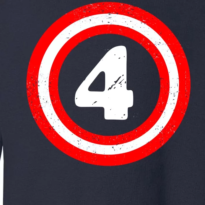 Captain 4th Birthday Toddler Sweatshirt