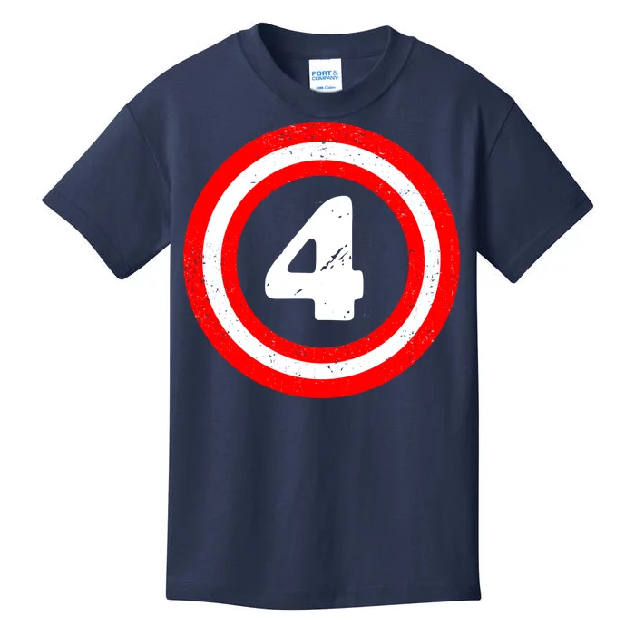 Captain 4th Birthday Kids T-Shirt